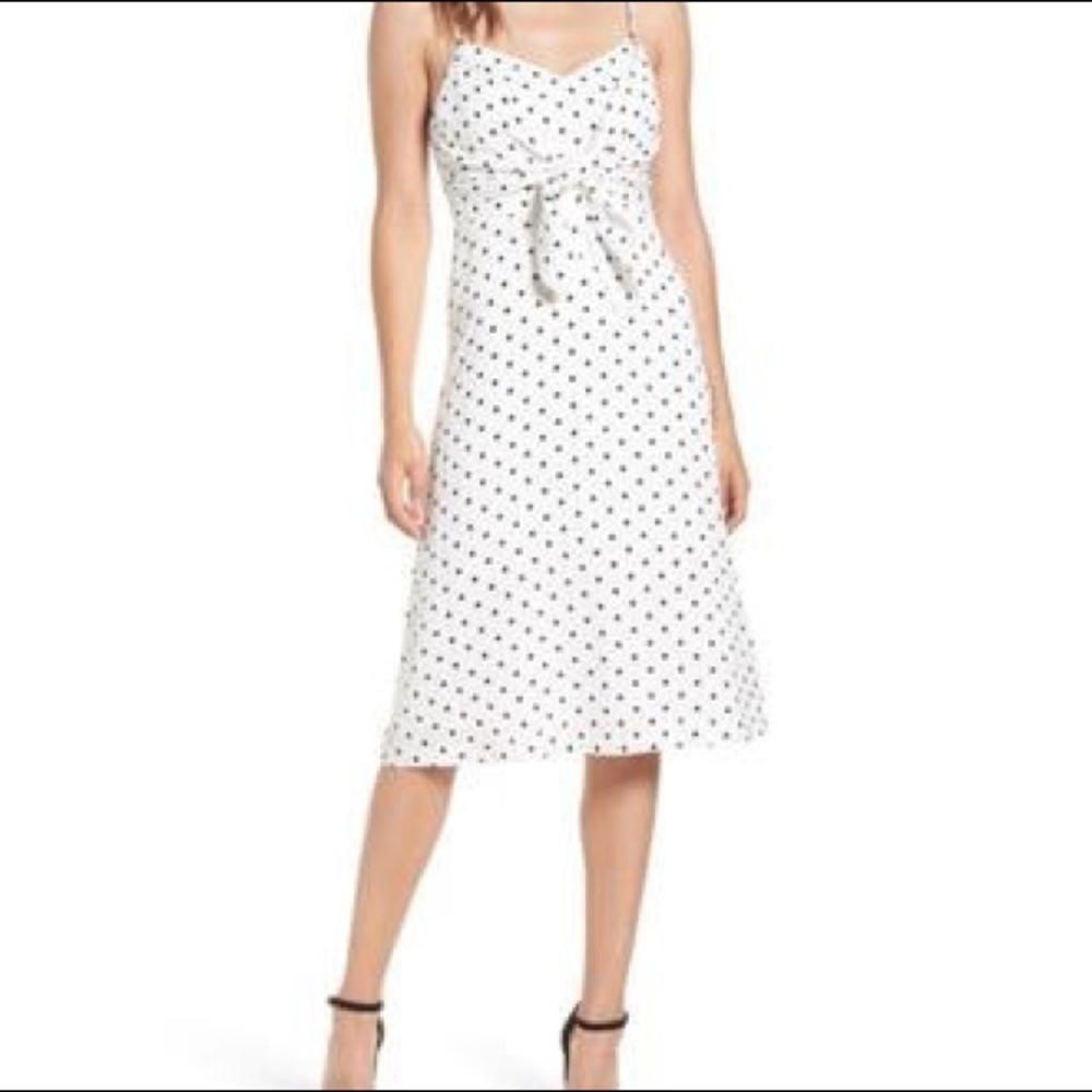 Lush Polka Dot Midi